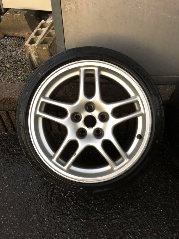 販売9月まで‼️お急ぎください‼️R33 GTR 純正ホイール　シルビア　ドリケツ 日産 R33 純正ホイール 9J 2本 ドリケツ ドリフト ケツ履き シルビア