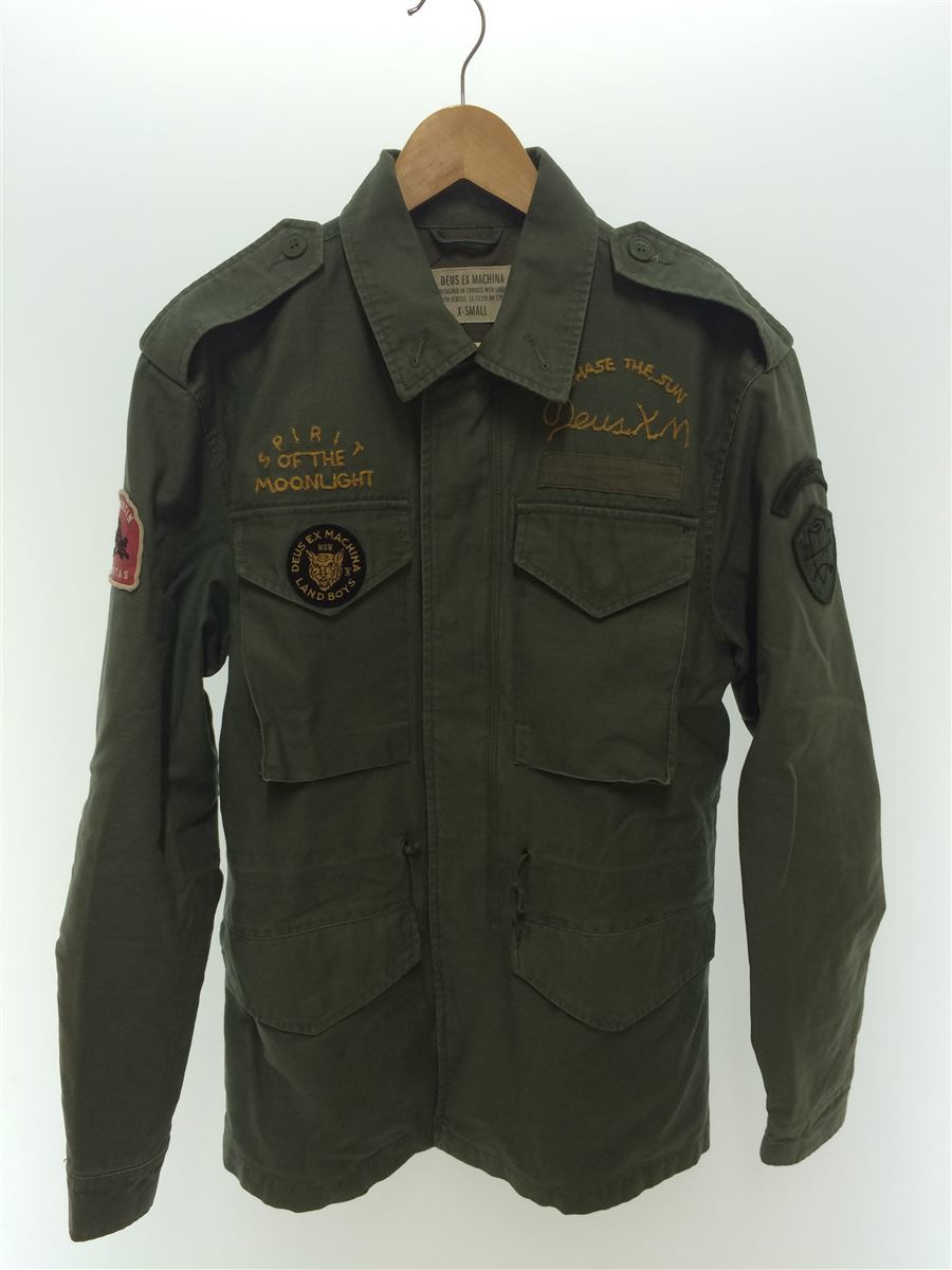  DEUS EX MACHINA LAND M65 JACKET/ミリタリージャケット/XS/コットン/KHK/無地/DMW66786(ジャケット、上着)｜売買されたオークション情報、yahooの商品情報をアーカイブ公開 - オークファン その他