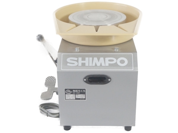 美品　電動ろくろ SHIMPO RK-3D型 100V 日本電産シンポ株式会社製 SHIMPO 電動ろくろ シンポ 陶芸ろくろ 陶芸 電動 RK-3D形 RK-3D 中古