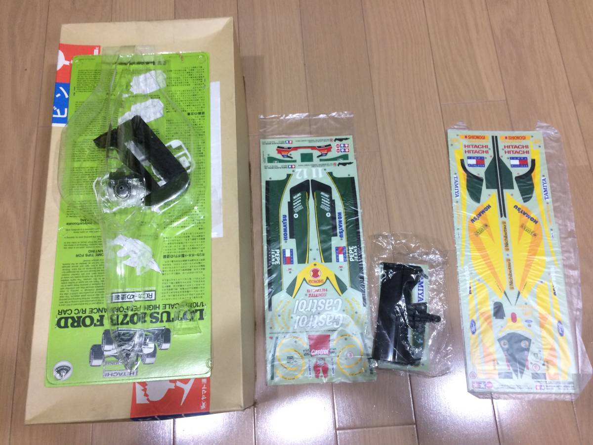 SALE，得価 タミヤ 1/10RC LOTUS 107B スペアーボィーセット シオノギ タミヤ純正オレンジ黄色ステッカー付き ロータス F1 F102 F101(ボディ)｜売買されたオークション情報、yahooの商品情報をアーカイブ公開 - ボディ