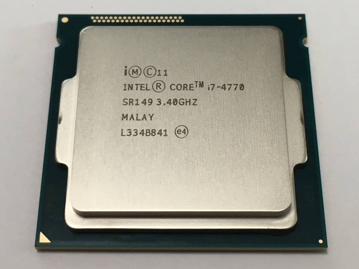 動作品】Intel Core i7-4770 3.40Ghz SR149 LGA1150 No.62 | MIMACAY.COM