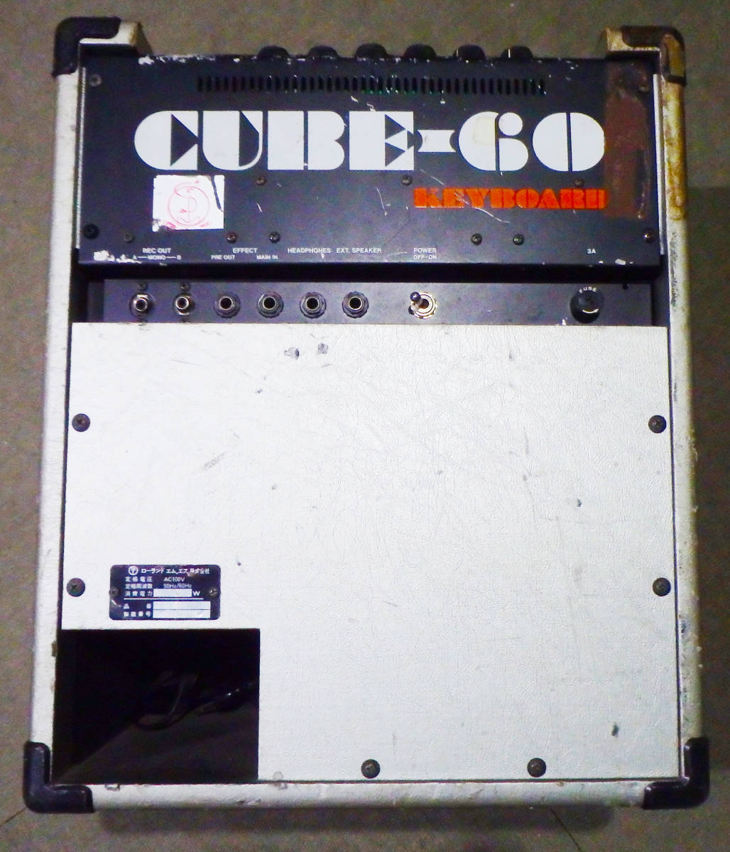 □ Roland □ ローランド キーボードアンプ CUBE-60 CK-60 消費電力45w