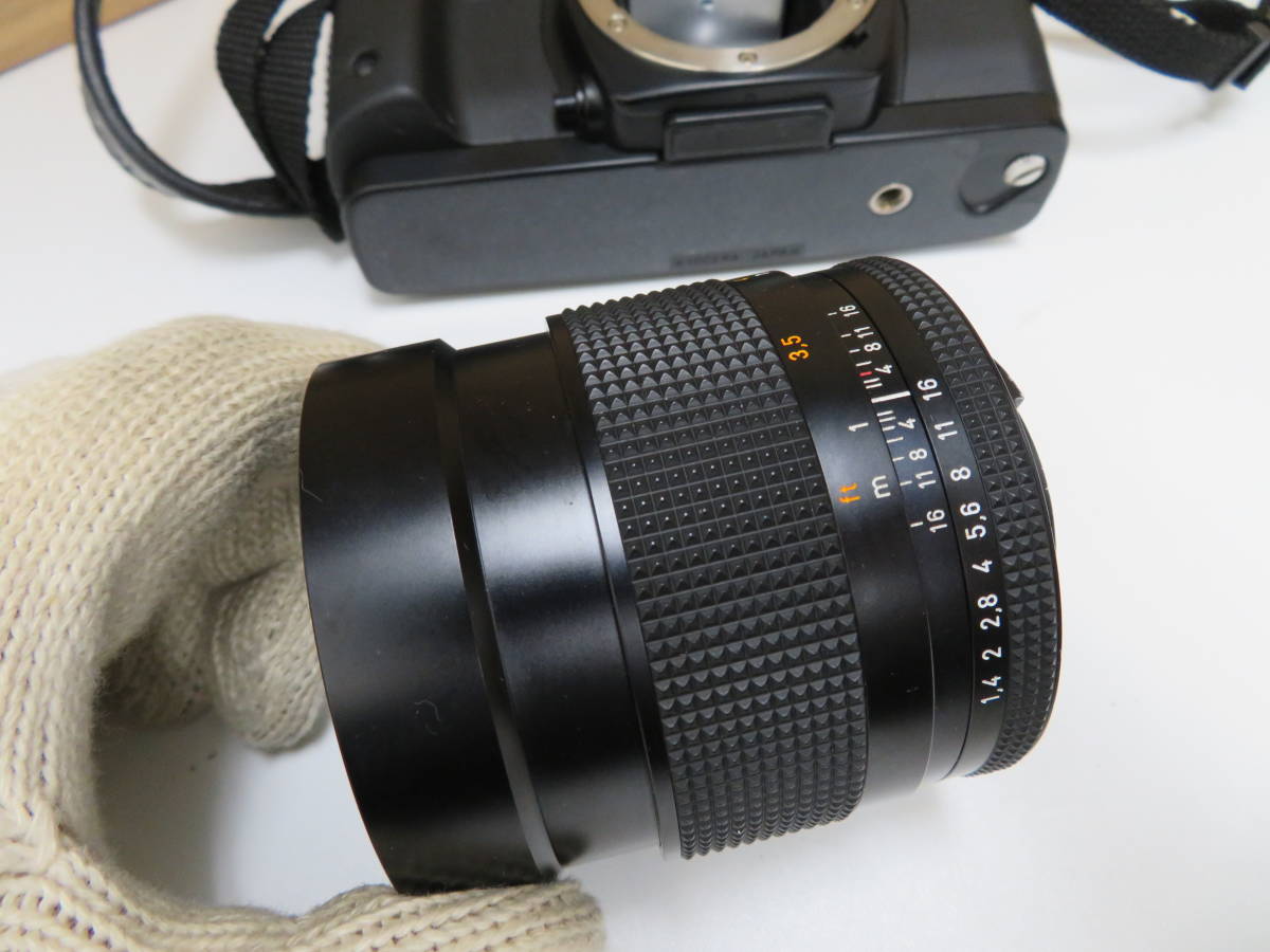 コンタックス　カールツァイスプラナー　85㎜F1.4　MMG製 Contax コンタックス ST Planar 85mm F1.4 T CarlZeiss プラナー