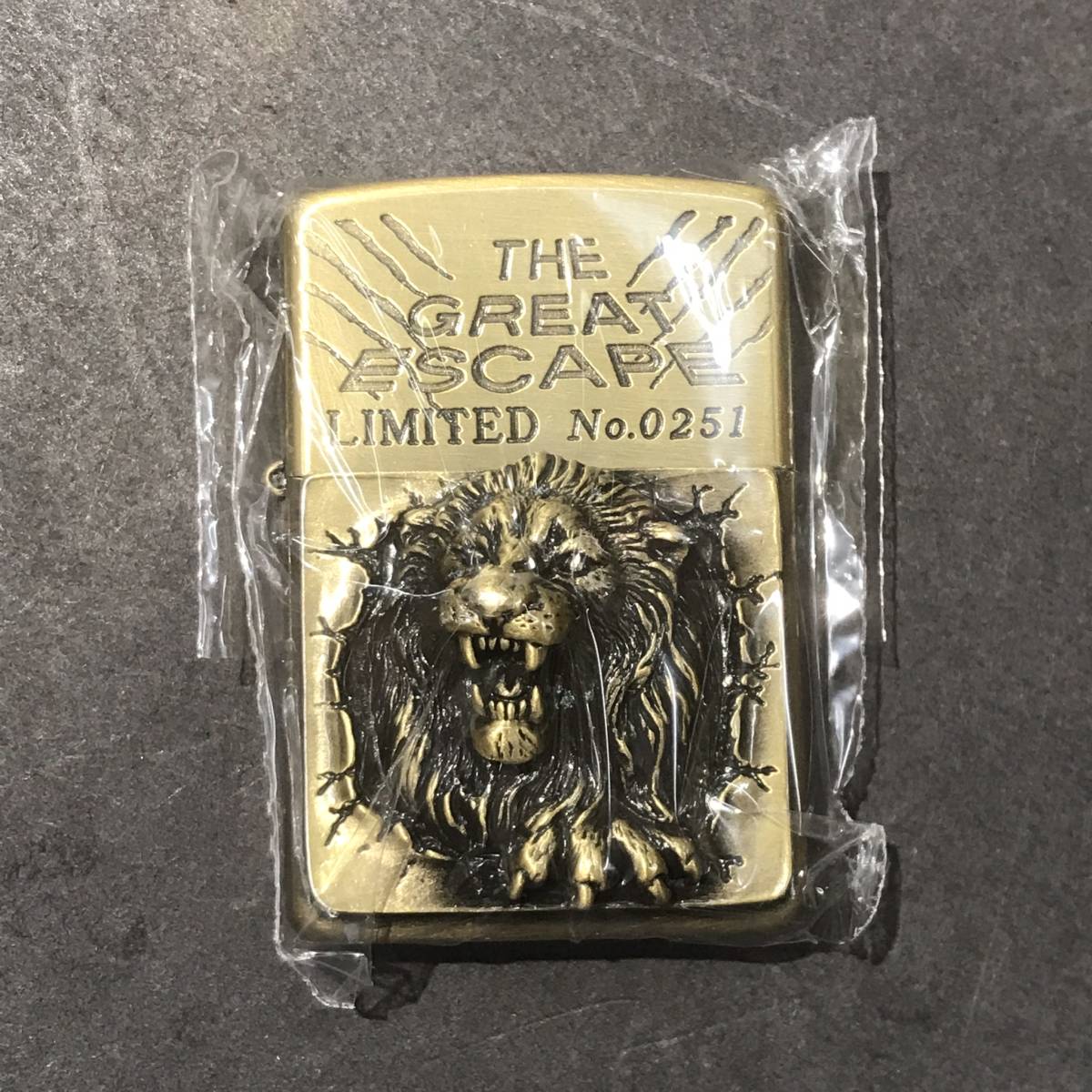 □ZIPPO ジッポ THE GREAT ESCAPE ザ・グレートエスケープ ライオン 
