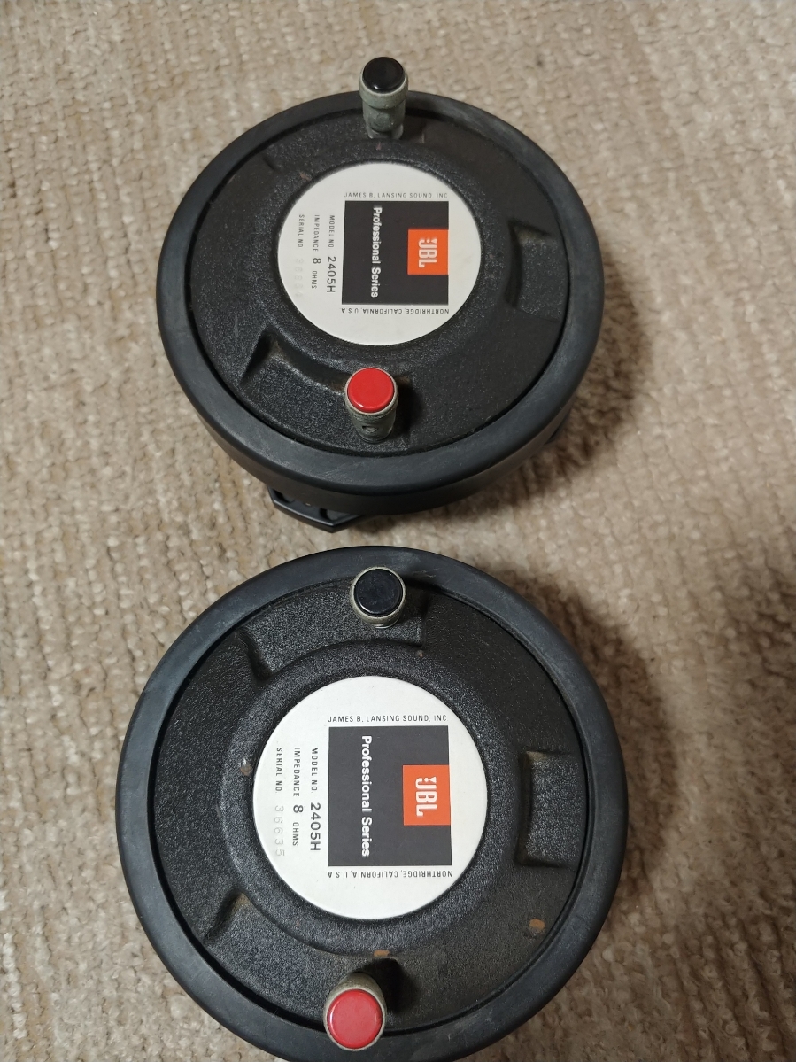 即決 JBL 2405H ツィーター ペア 2026年最新Yahoo!オークション -jbl