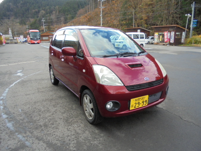 ○美車 スズキ MRワゴン ターボ 4WDワインレット 車検31/4/22迄