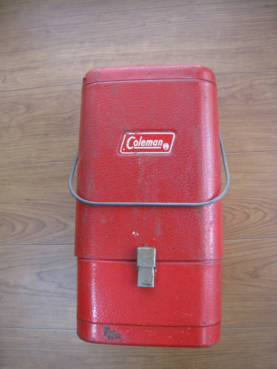 COLEMAN コールマン ランタン #200A用 ガルウイングケース 赤色 中古美
