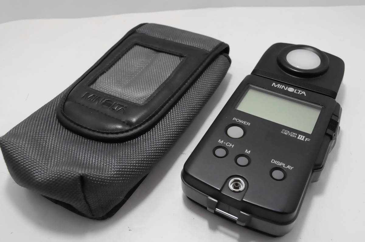 MINOLTA ミノルタ カラーメーター IIIF 3F ケース付(露出計)｜売買され 