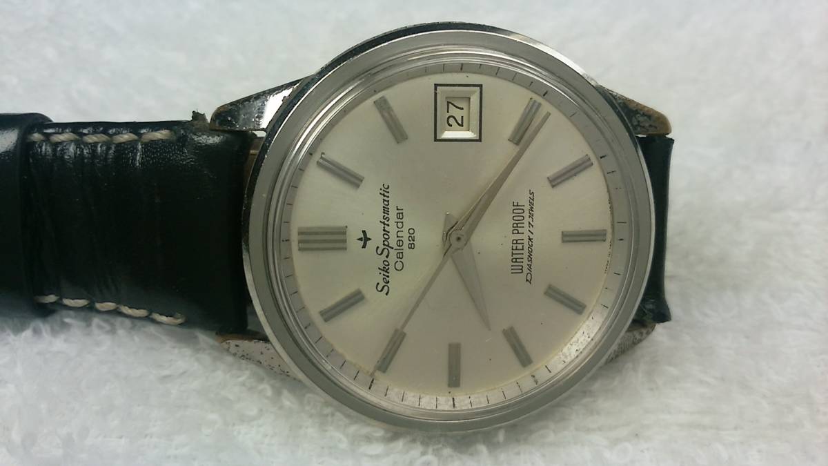 □【SEIKO】セイコースボーッマチックカレンダー 820 17石 自動巻 