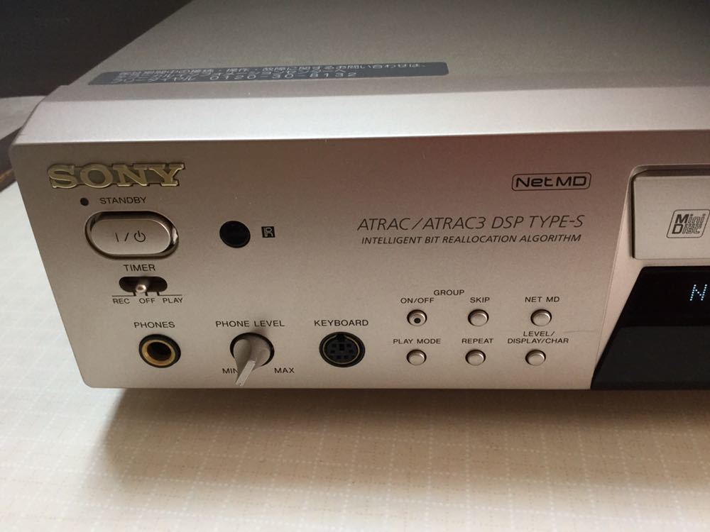 SONY MDデッキ MDS-JE780 ジャンク ESディスク他オマケ付 SONY | MDS-JE780