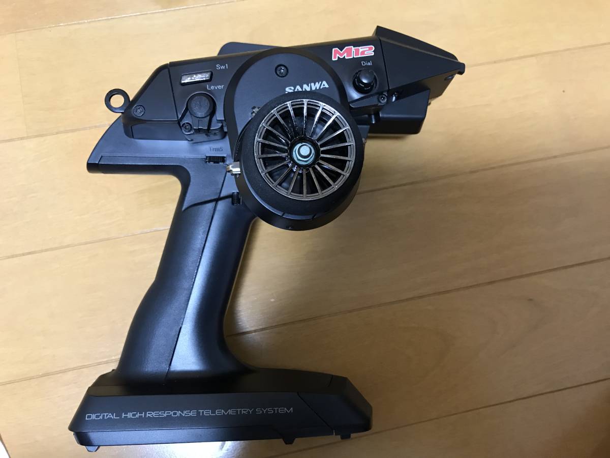 ラジコン・ドローン 1日のみ使用 美品 サンワ M12 RX-471×2個 W