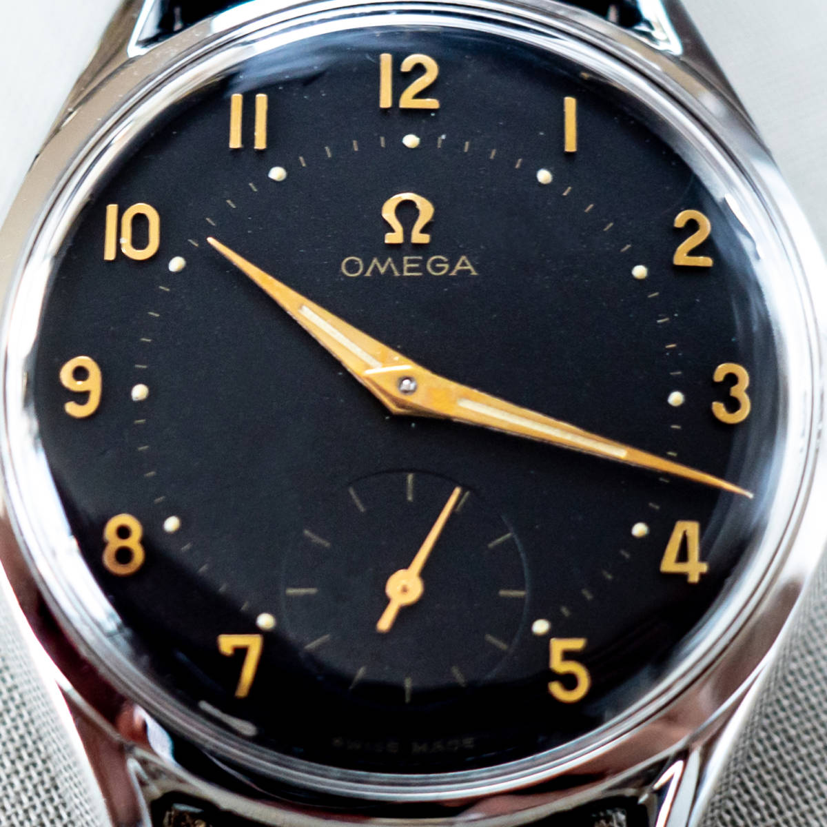 OMEGA オメガ 手巻き ノンネーム 2針 リーフハンド レディース 1950
