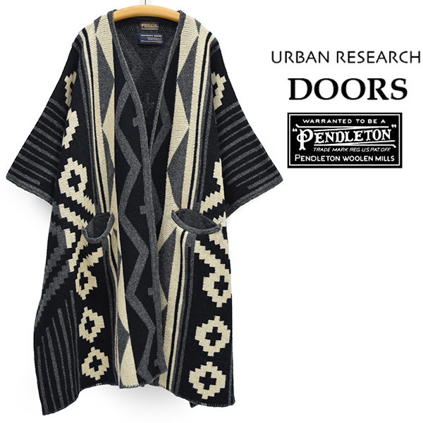 【全国無料，限定セール】 15AW ペンドルトン&times;アーバンリサーチドアーズ PENDLETON&times;URBAN RESEARCH DOORS ネイティブ柄 大判ウールケープ/ガウン(コート)｜売買されたオークション情報、yahooの商品情報をアーカイブ公 女性用