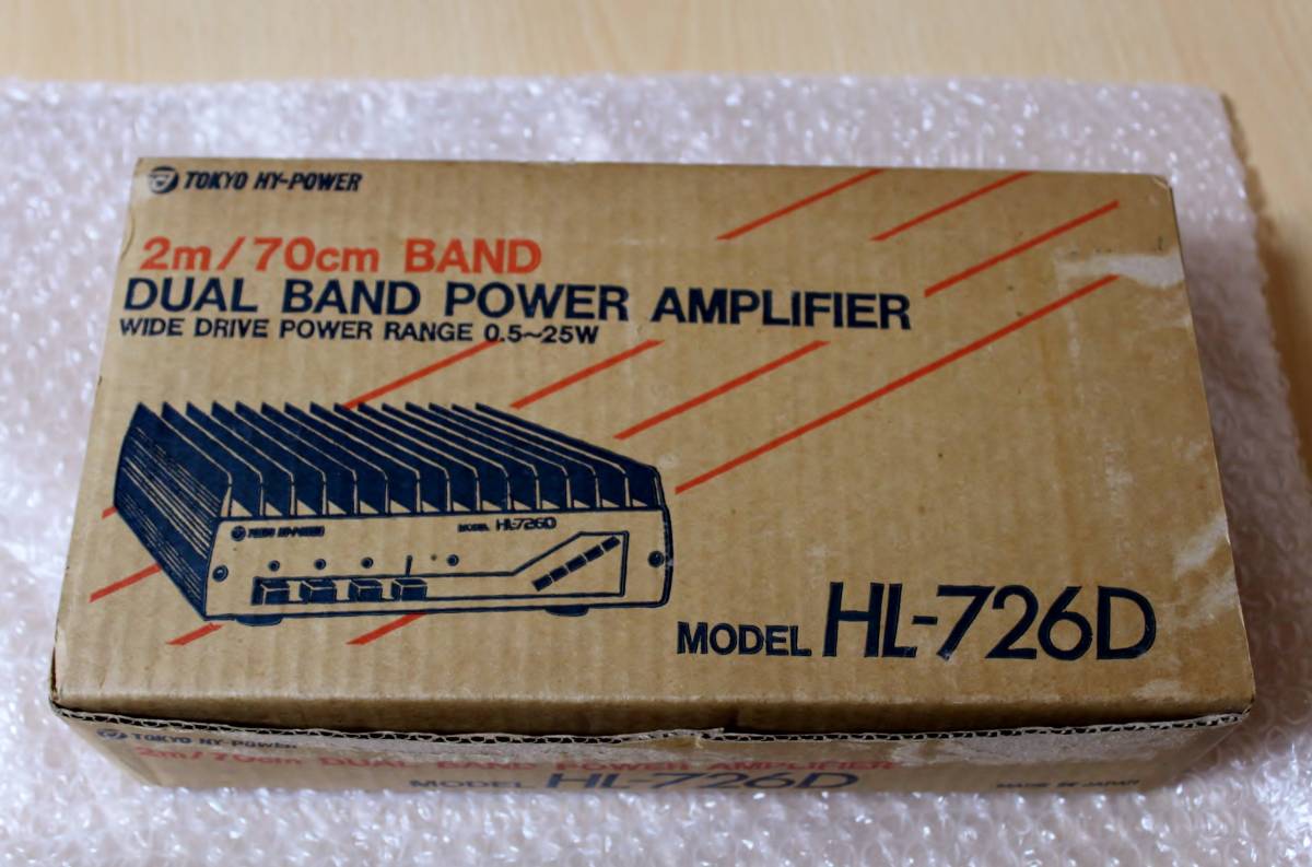 TOKYO　HY-POWER　144MHz/430MHz　デュアルバンド　50W　パワーアンプ　HL-726D　 