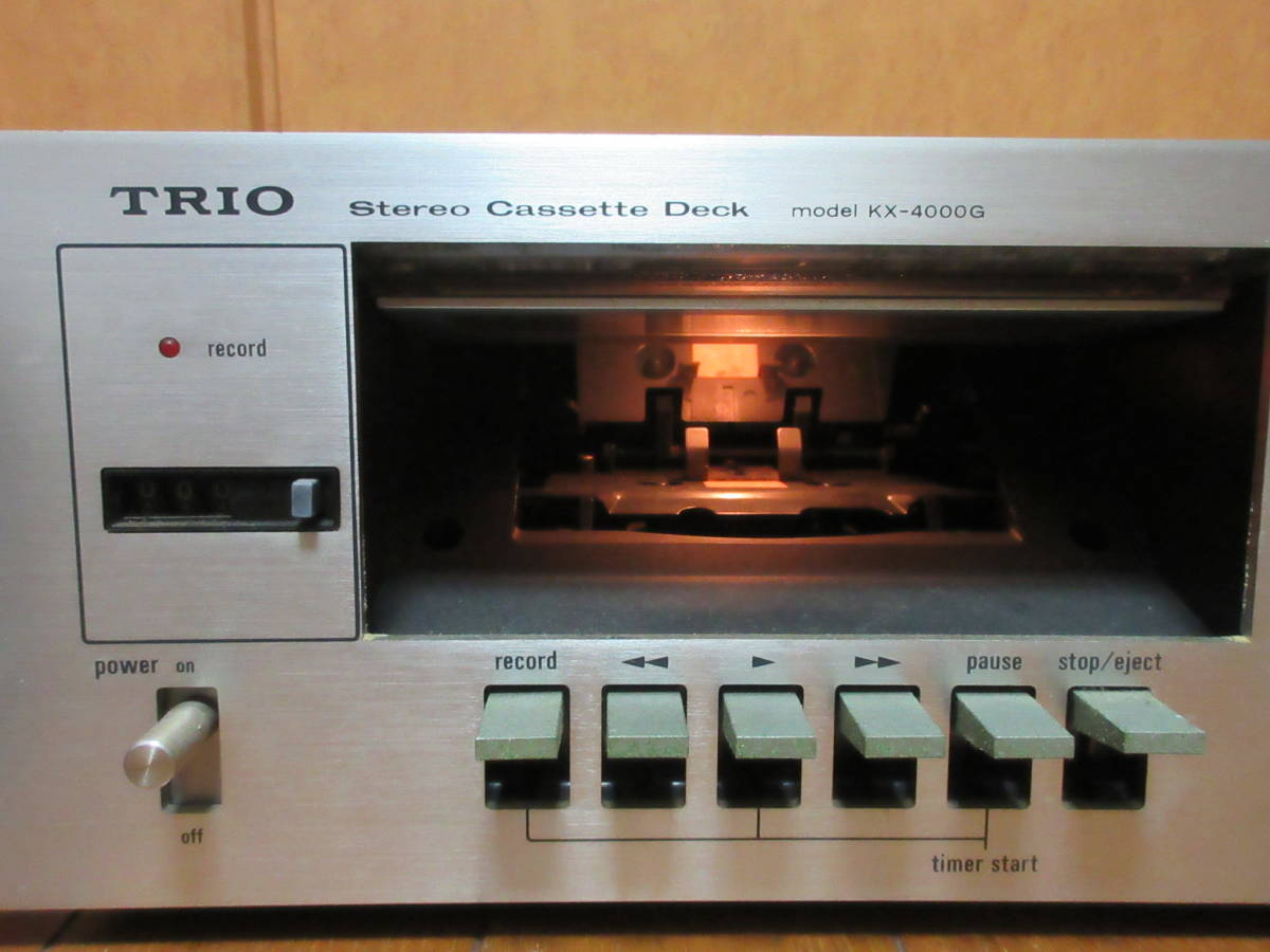 TRIO トリオ KX-4000G カセットデッキ / KT-5100G AMFMチューナー / KA