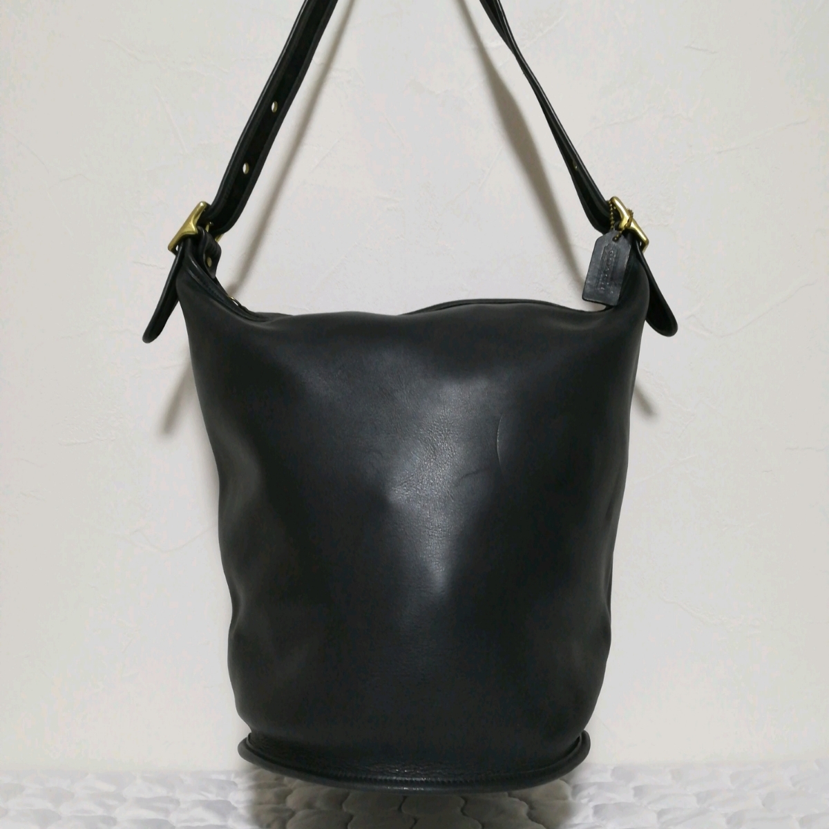 オールド コーチ COACH レザー 本革 バケツ 型 ショルダー バッグ USA 