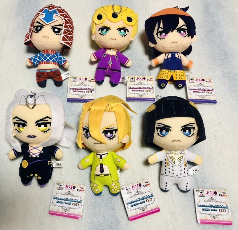 数2 即決 ジョジョの奇妙な冒険 黄金の風 ともぬい ぬいぐるみ Vol.1