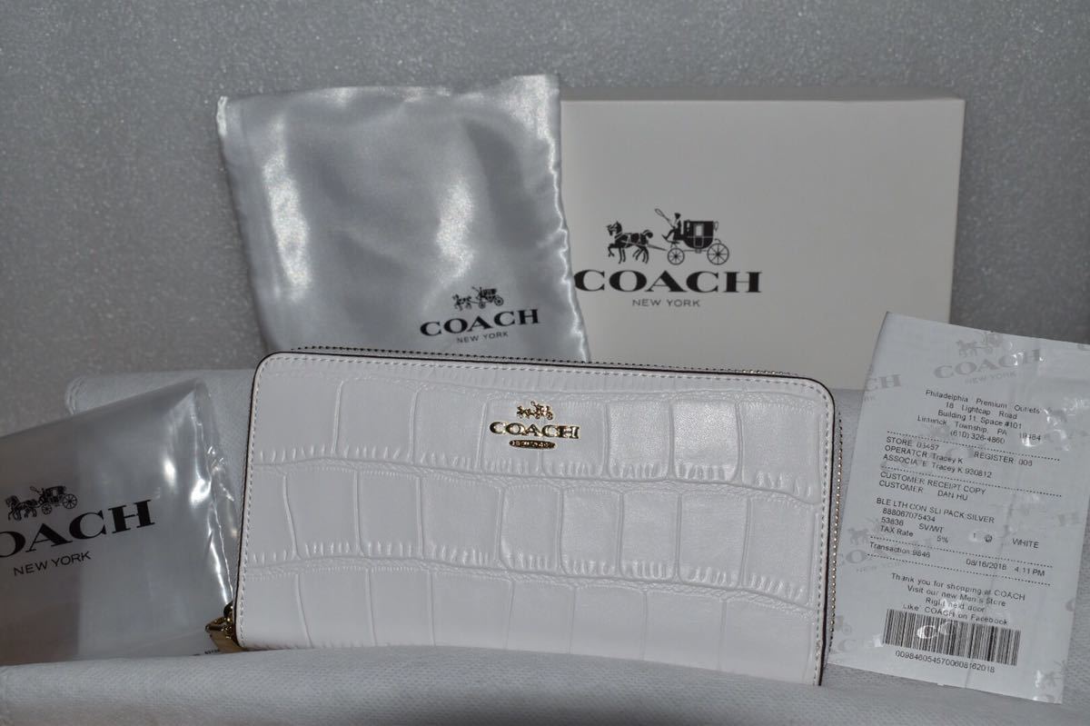 coachコーチ長財布新品未使用 新品未使用COACH コーチ 長財布 