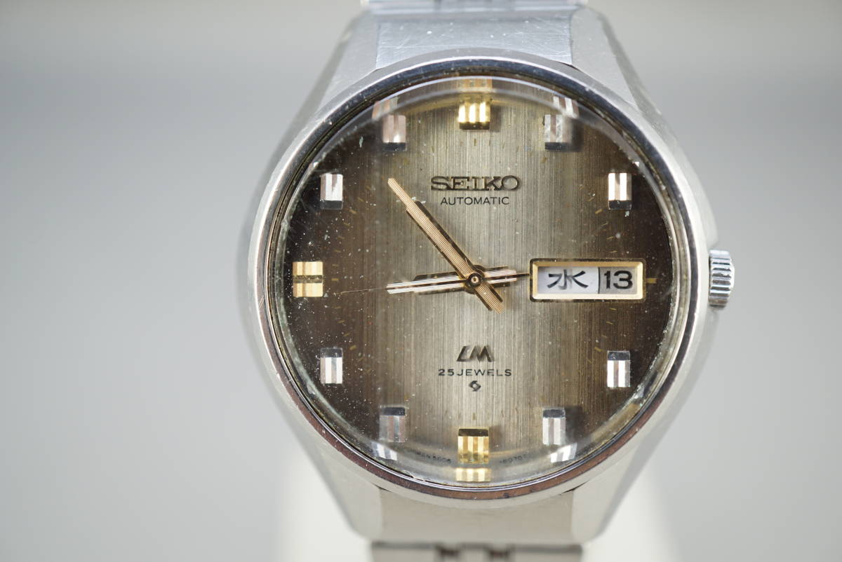 ☆SEIKO/セイコー LM/ロードマチック 25石 自動巻 メンズ 不動ジャンク 