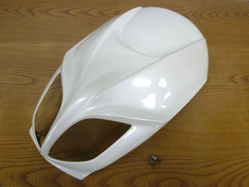 WirusWin ソリッドマスク フロントマスク スクレス フロントカウル エアロパーツ マジェスティ125 キャブ/FI 中古
