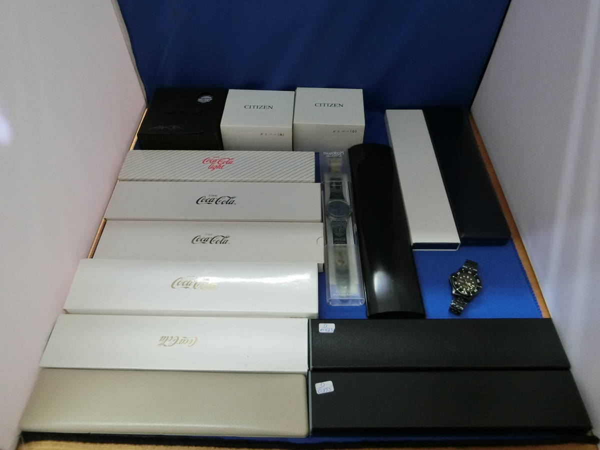 CITIZEN 【動作未確認/ジャンク品】FA-517◇コカ・コーラ時計セット