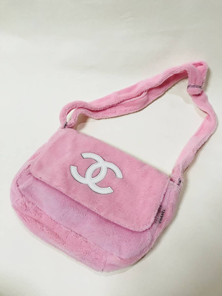 未使用】 CHANEL・シャネル ノベルティ パイル地ショルダー
