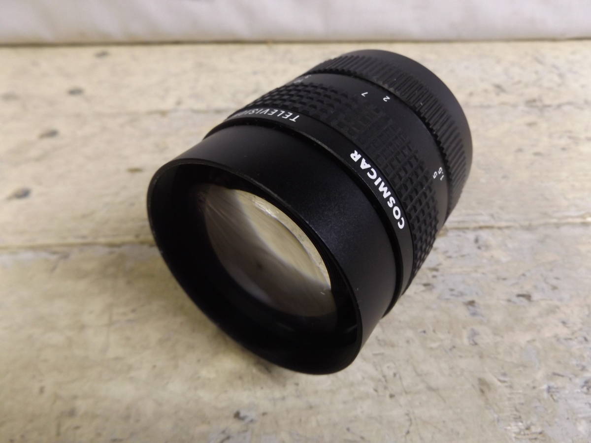 k431 COSMICAR TV LENS 75mm 1:1.4 コスミカー 一眼レフ カメラレンズ