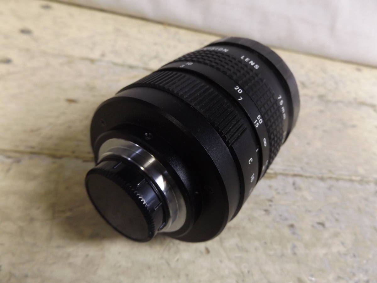 k431 COSMICAR TV LENS 75mm 1:1.4 コスミカー 一眼レフ カメラレンズ