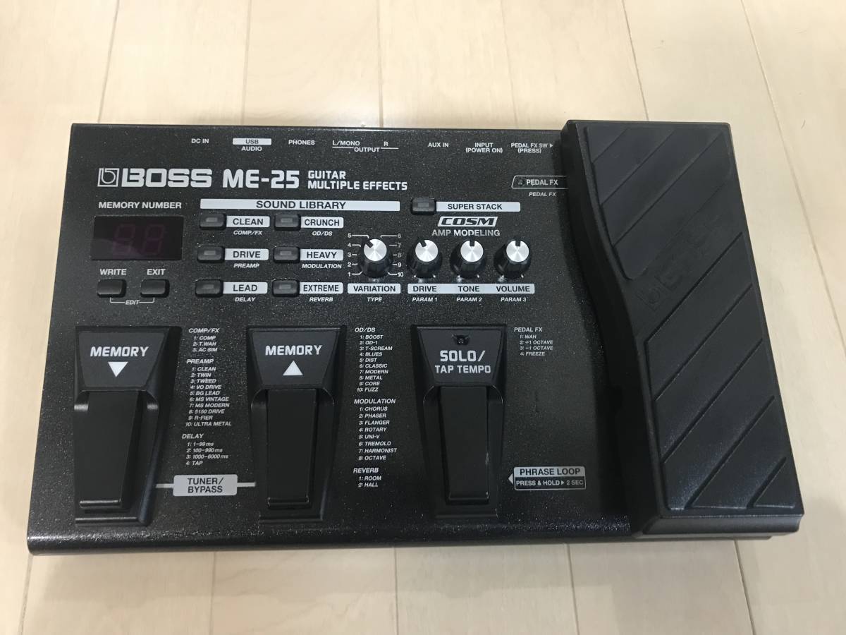 BOSS ME-25 GUITAR MULTIPLE EFFECTS ギター マルチエフェクター