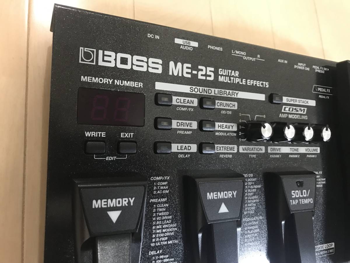 BOSS ME-25 GUITAR MULTIPLE EFFECTS ギター マルチエフェクター