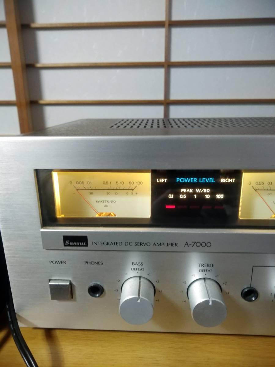 サンスイ A-7000 プリメインアンプ 動作確認しました サンスイ