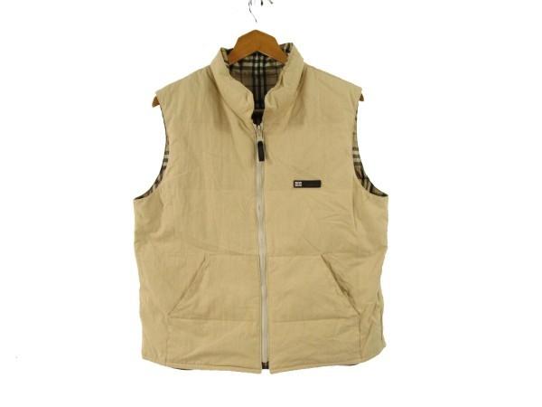 人気SALE，100%新品 BURBERRY LONDON バーバリー リバーシブル ノバチェック ダウンベスト 子供服 ベージュ 160A k-6704(ジャケット、上着)｜売買されたオークション情報、yahooの商品情報をアーカイブ公開 - オークファ 男の子用