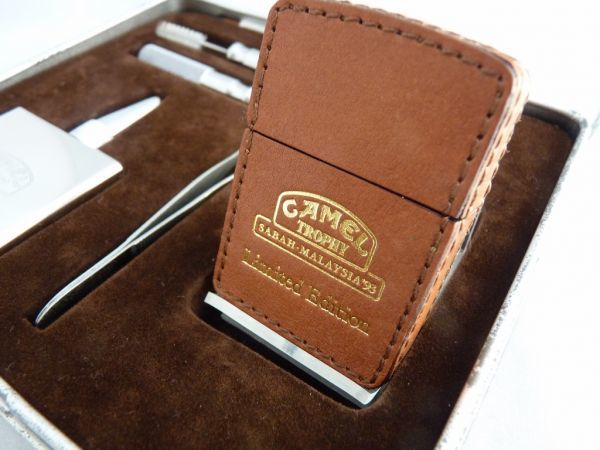 【新作入荷，100%新品】 CAMEL キャメル Camel Trophy キャメル トロフィー 革巻き 限定セット Sabah-Malaysia 1993(たばこメーカー)｜売買されたオークション情報、yahooの商品情報をアーカイブ公開 - オークファン Zippo
