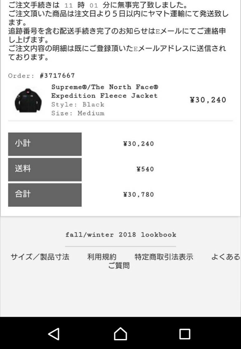 □18AW Supreme×The North Face□シュプリーム×ノースフェイス Expedition Fleece Jacket Black M 国内正規オンライン購入 新品 即完売