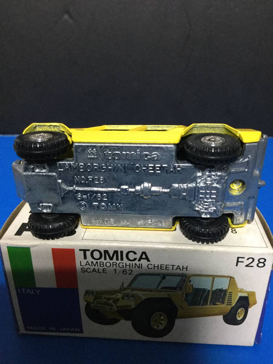 トミカ 青箱 F28 ランボルギーニ チータ 日本製 【公式通販】 トミカ 青箱 F28 ランボルギーニ チータ 日本製 【公式通販】