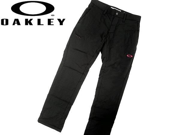 定価1.8万 新品 OAKLEY オークリー 422320JP ゴルフ 撥水 Skull Comfortable Padded Pants 2.0 中綿 テーパードパンツ 黒 31 (1204_53) 