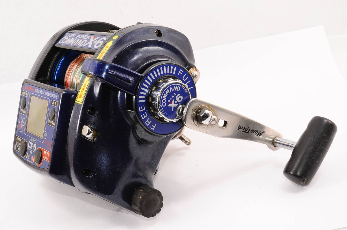 Miya Epoch COMMAND X-6 HP 電動リール 品 現状 ミヤエポック CX-6HP