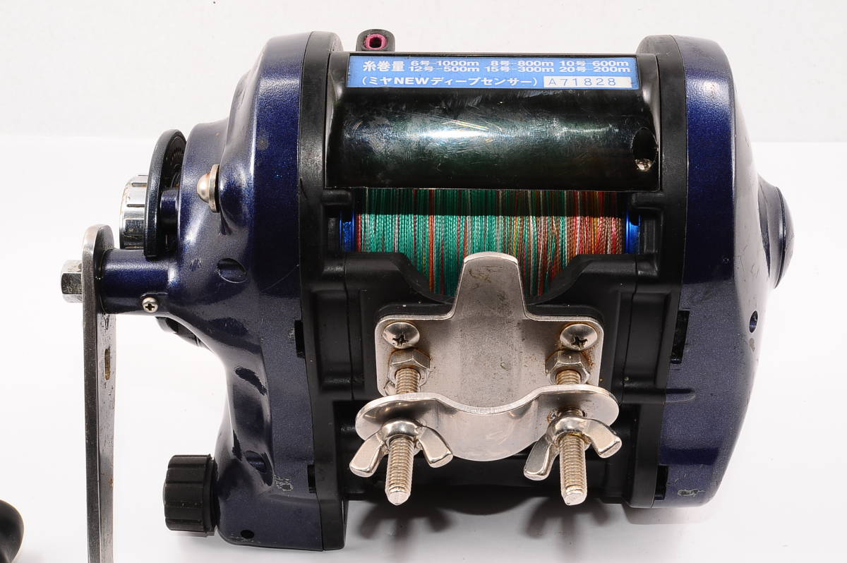 Miya Epoch COMMAND X 6HP 電動リール 本体 Miya Epoch COMMAND X-6 HP 電動リール 品 現状 ミヤエポック CX-6HP