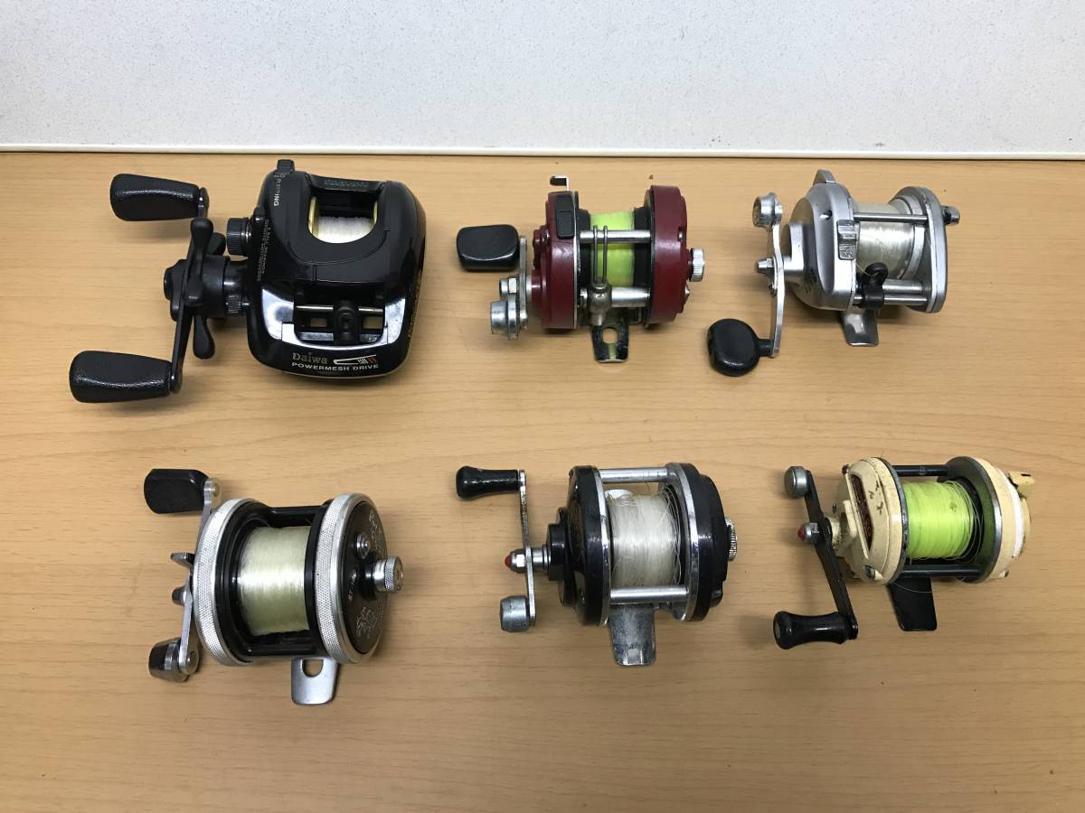 【ジャンク・まとめ売り】釣具 リール 大量セット DAIWA、他 ジャンク リール 6個まとめて 中古品 大量 リール 釣り道具 【公式通販】