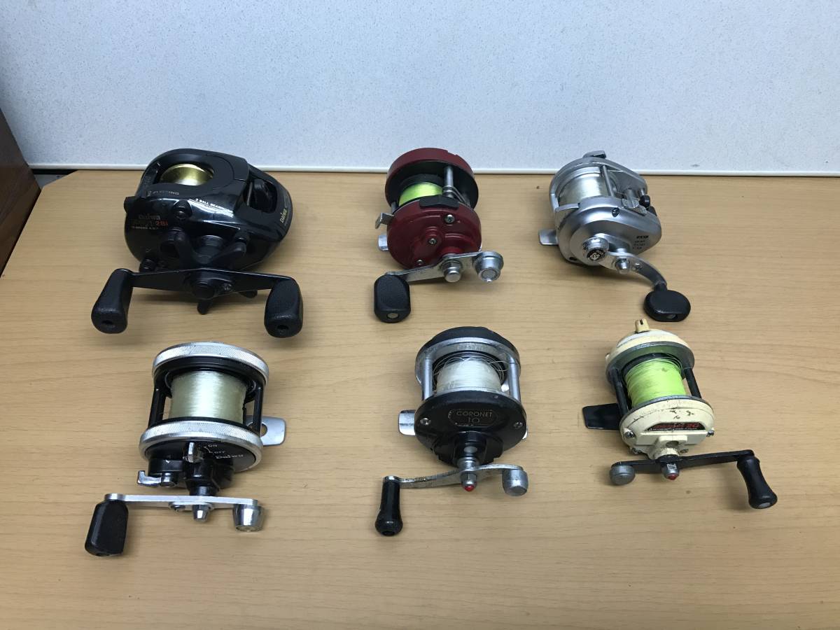 ジャンク リール 6個まとめて 中古品 大量 リール 釣り道具 【公式通販】