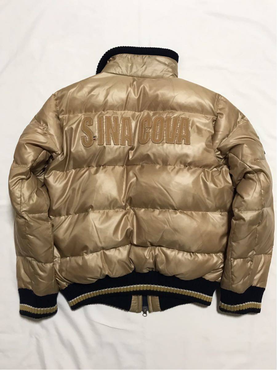 SINACOVA シナコバ ワッペン ロゴ リブ ダウンジャケット SAMPLE