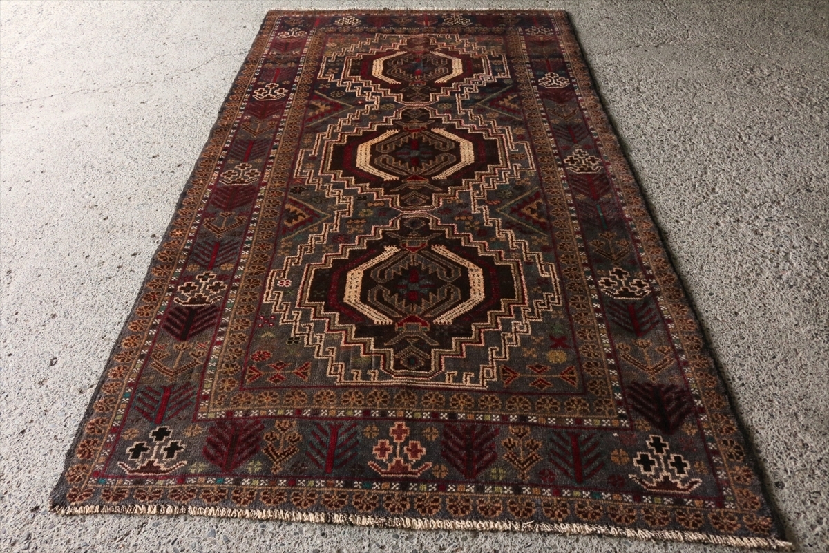 アフガニスタン・ヘラート バルーチ RUGS 約174×240cm｜SATHI 