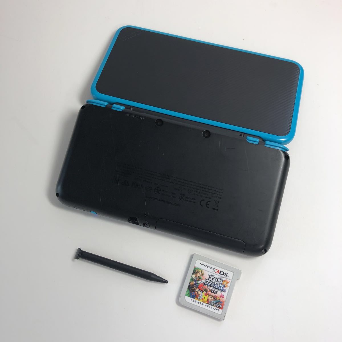 New美品ニンテンドー2DS LL ブラック×ターコイズおまけ付き 1円 