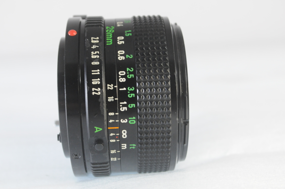 衝撃の極上☆キャノン 極上品☆キャノン CANON NEW FD 28mm F2.8☆