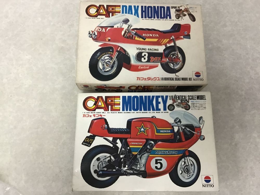 NITTO 1/8 ホンダ カフェ モンキー，カフェダックス / プラモデル