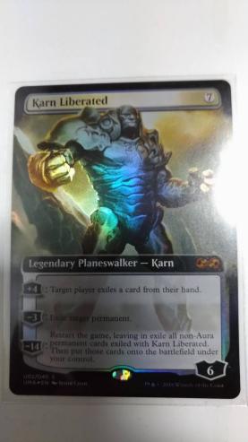 MTG】解放された者、カーン/Karn Liberated ボックストッパー版 英語