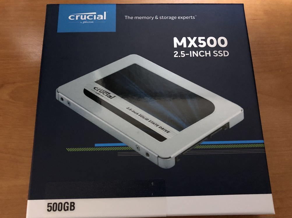 新品未開封 Crucial SSD MX500 500GB