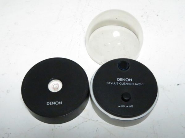  167/ デノン 電動式スタイラスクリーナー AVC-1 レコードクリーナー/水準器 DENON オーディオ機器(ターンテーブル)｜売買されたオークション情報、yahooの商品情報をアーカイブ公開 - オークファ その他