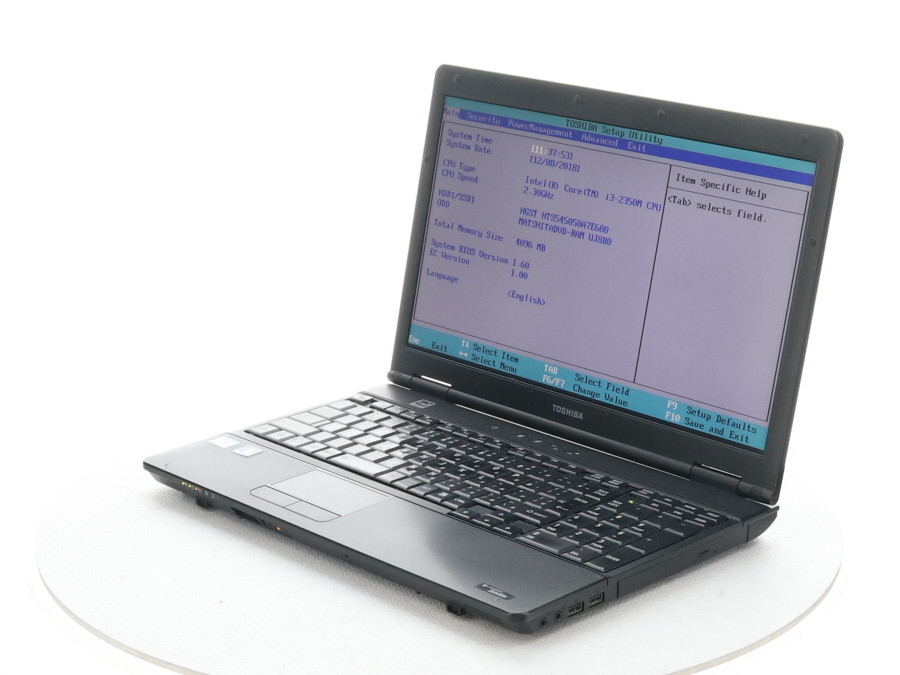 TOSHIBA PB551EFBNR7C51 Satellite B551/E Core i3 2350M 2.30GHz 4GB 500GB ...