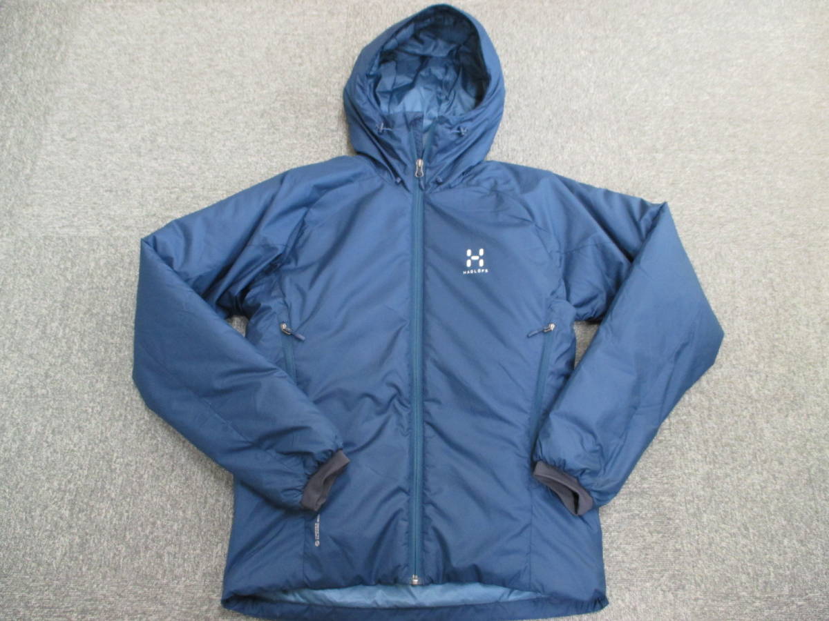 ホグロフス バリア III フード 602180 メンズ（Haglofs Barrier3） XS 青　ブルーインク/スチールスカイ 　中古　美品　バリアー3